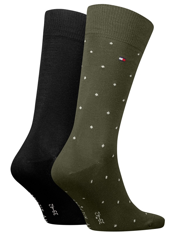 2-Pack Tommy Hilfiger Army Green Dot Herr - 2