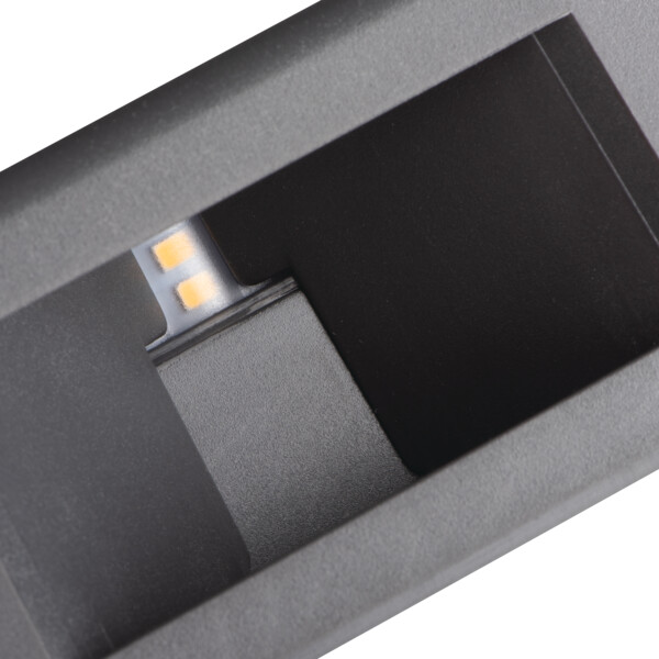 Kanlux 4-vägs Väggarmatur REFAZI LED 6W IP54 IK08 4000K grafit  - 3