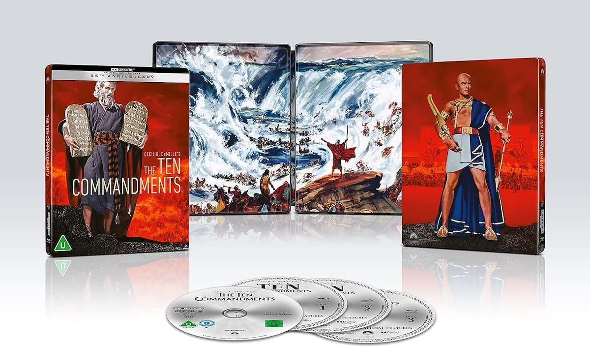 Ten Commandments (65th Anniversary Edition Steelbook) (ej svensk text) (4K Ultra HD + Blu-ray) - 2
