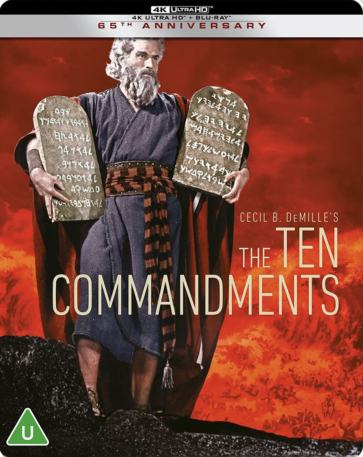 Ten Commandments (65th Anniversary Edition Steelbook) (ej svensk text) (4K Ultra HD + Blu-ray)