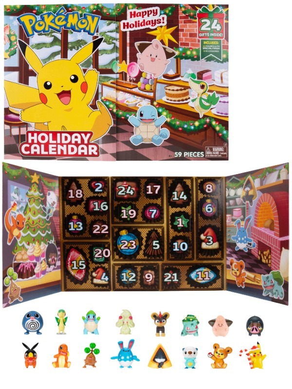 Adventskalender Pokémon Figurer Holiday Calender 24 Gift