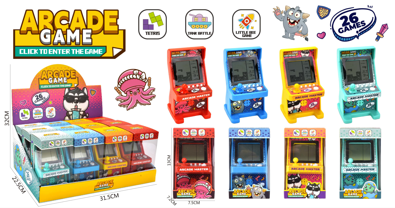 Mini-arcade spel