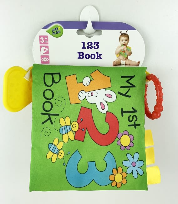 Way2Play Mjuk Pekbok m Bitlek & Prasselljud