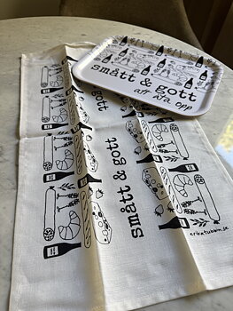 Smått&Gott Bricka + handduk