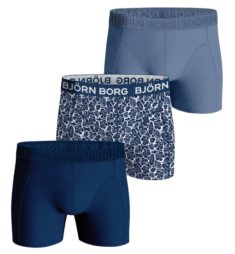 3-Pack Björn Borg Cotton Stretch Boxer Blue