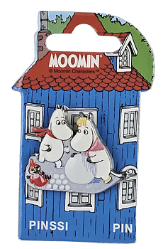 Mumin Pin - Mumintrollet, Snorkfröken & Lilla My Vinter