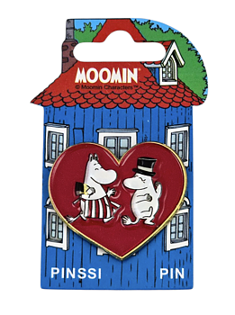 Moomin Pin - Moominmamma & Moominpappa Heart