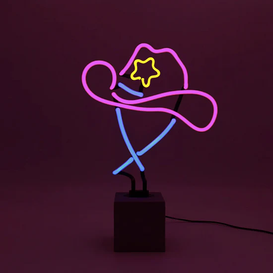 Neon Lampa Cowboy