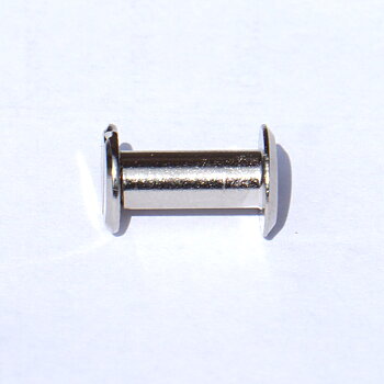 Chicagoskruv / skruvnit, 12 mm, silver