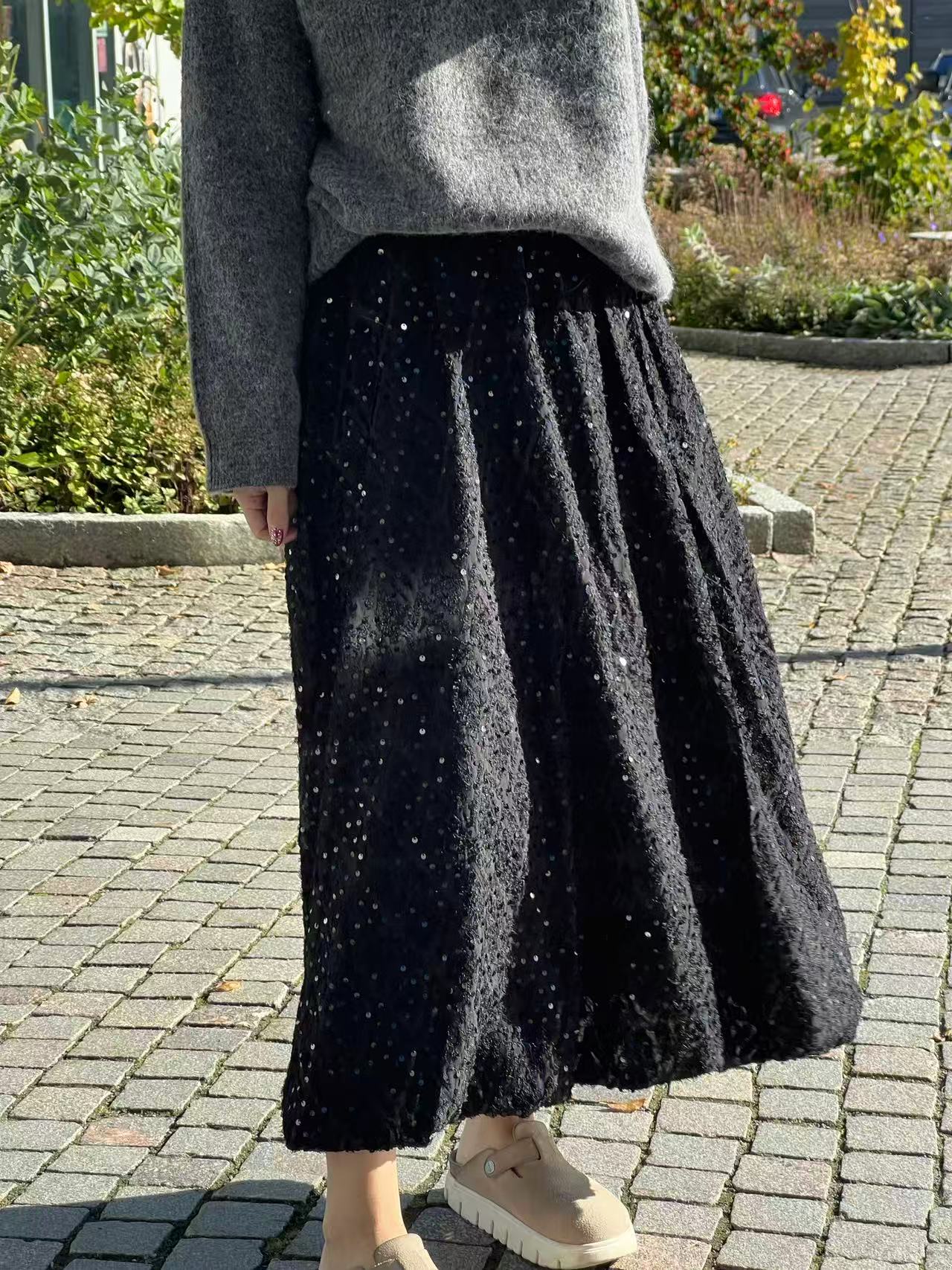 YAS Serala Balloon Midi Skirt - 2
