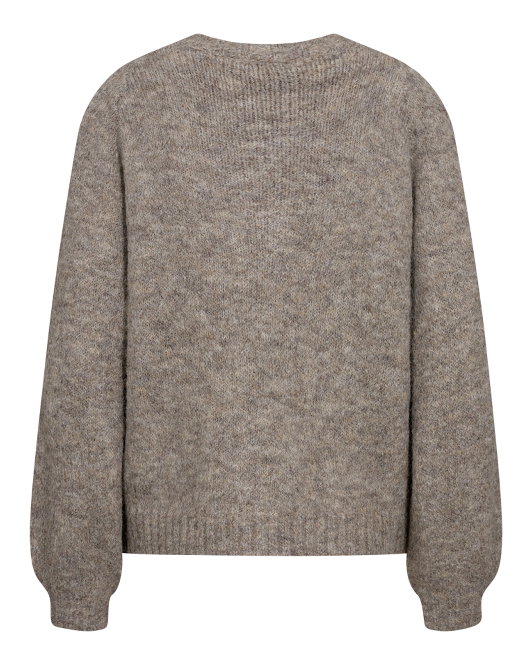 Kofta Louisa ballongärm melerad beige - 2