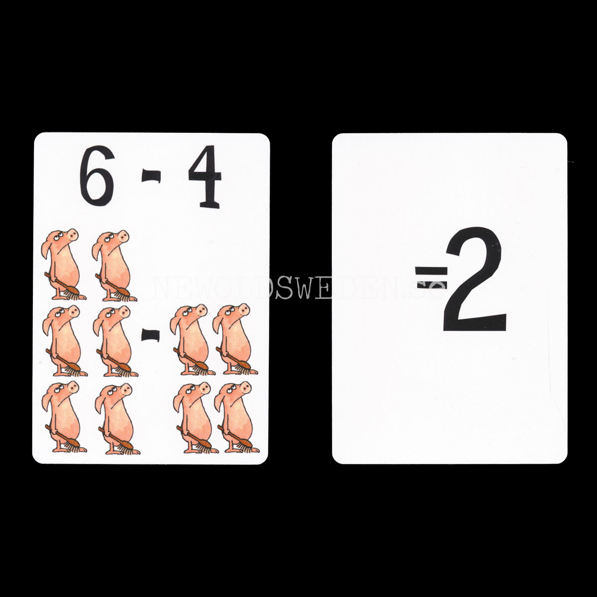 Findus 9 minus 1 är lika med 8 (minus) Kortspel - Sven Nordqvist - 7