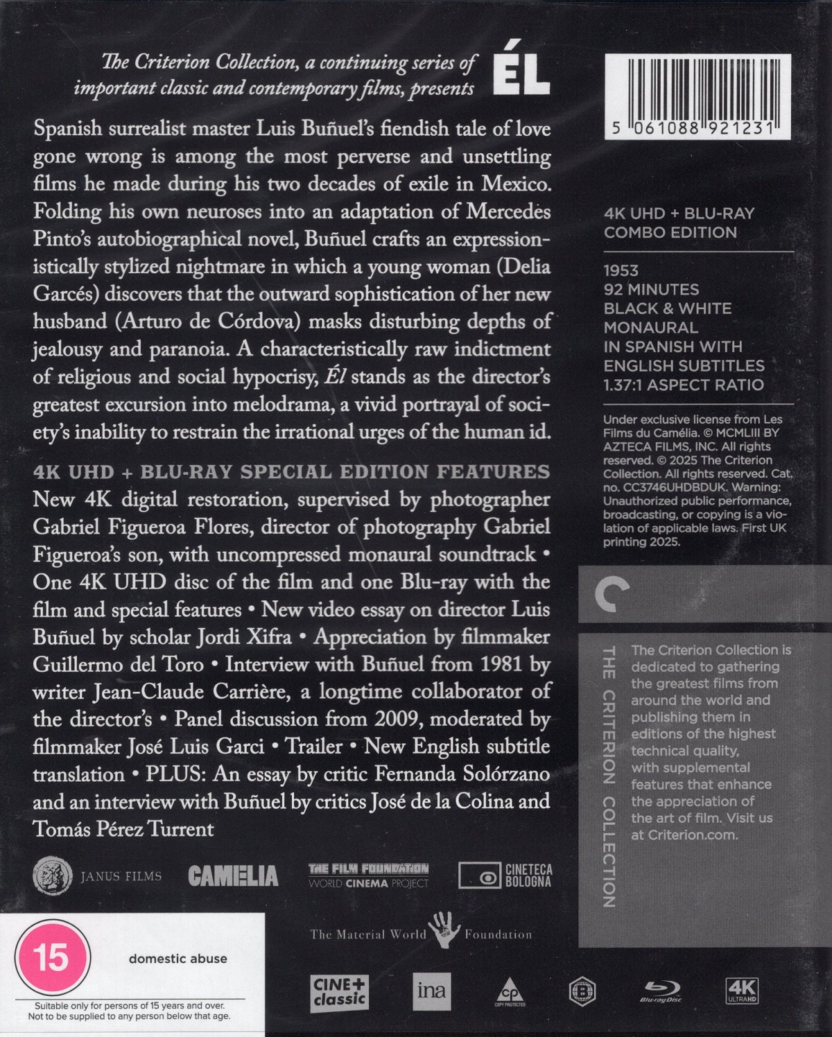 Él (Criterion Collection) (ej svensk text) (4K Ultra HD + Blu-ray) - 2
