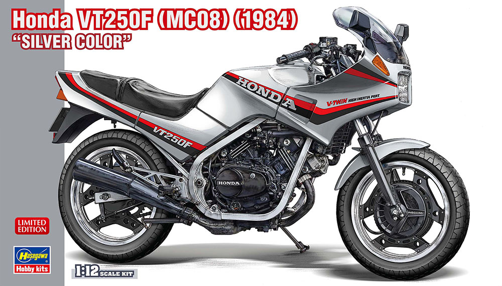 1/12 Honda VT250F Silver color 1984