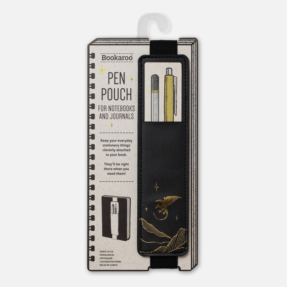 Bookaroo : Dragon Pen Pouch in Vegan Leather  - Håll ordning på favoritpennan!