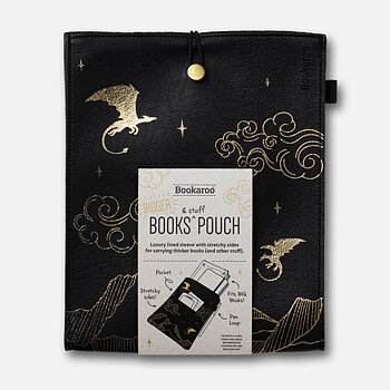 Bookaroo : Dragon Books & Stuff Pouch in Vegan Leather  - Håll ordning på grejerna!