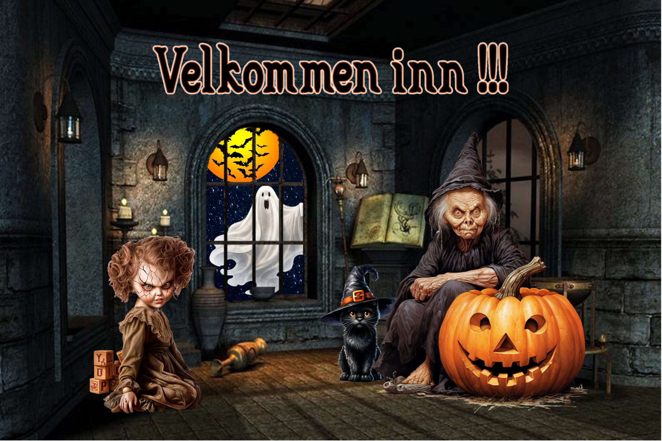 Dørmatte Halloween 12