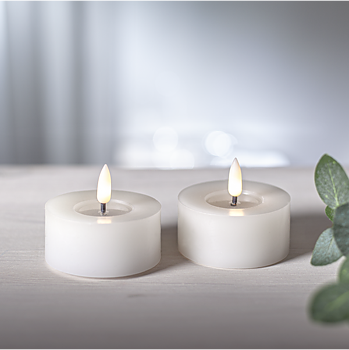 LED värmeljus 7x5,5 cm 2-pack