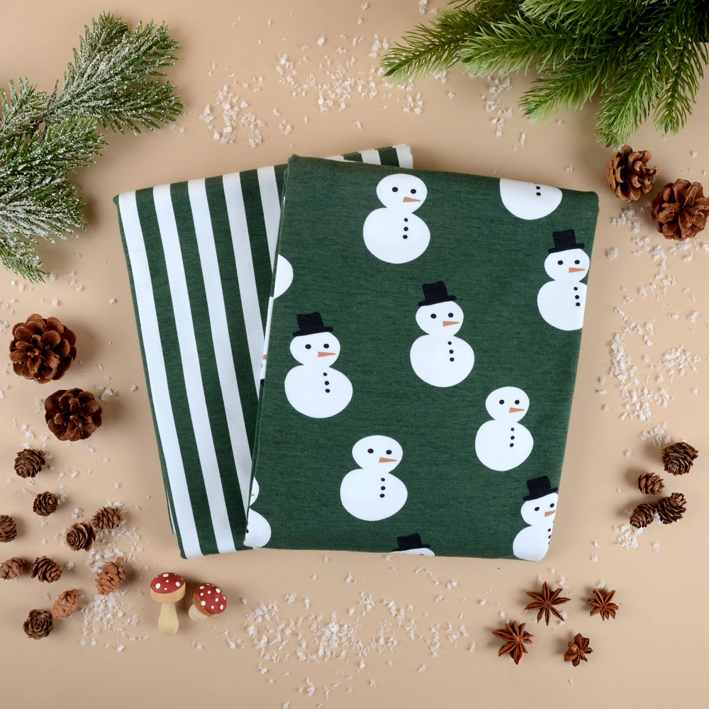 SNOWMAN - FOREST GREEN - 10