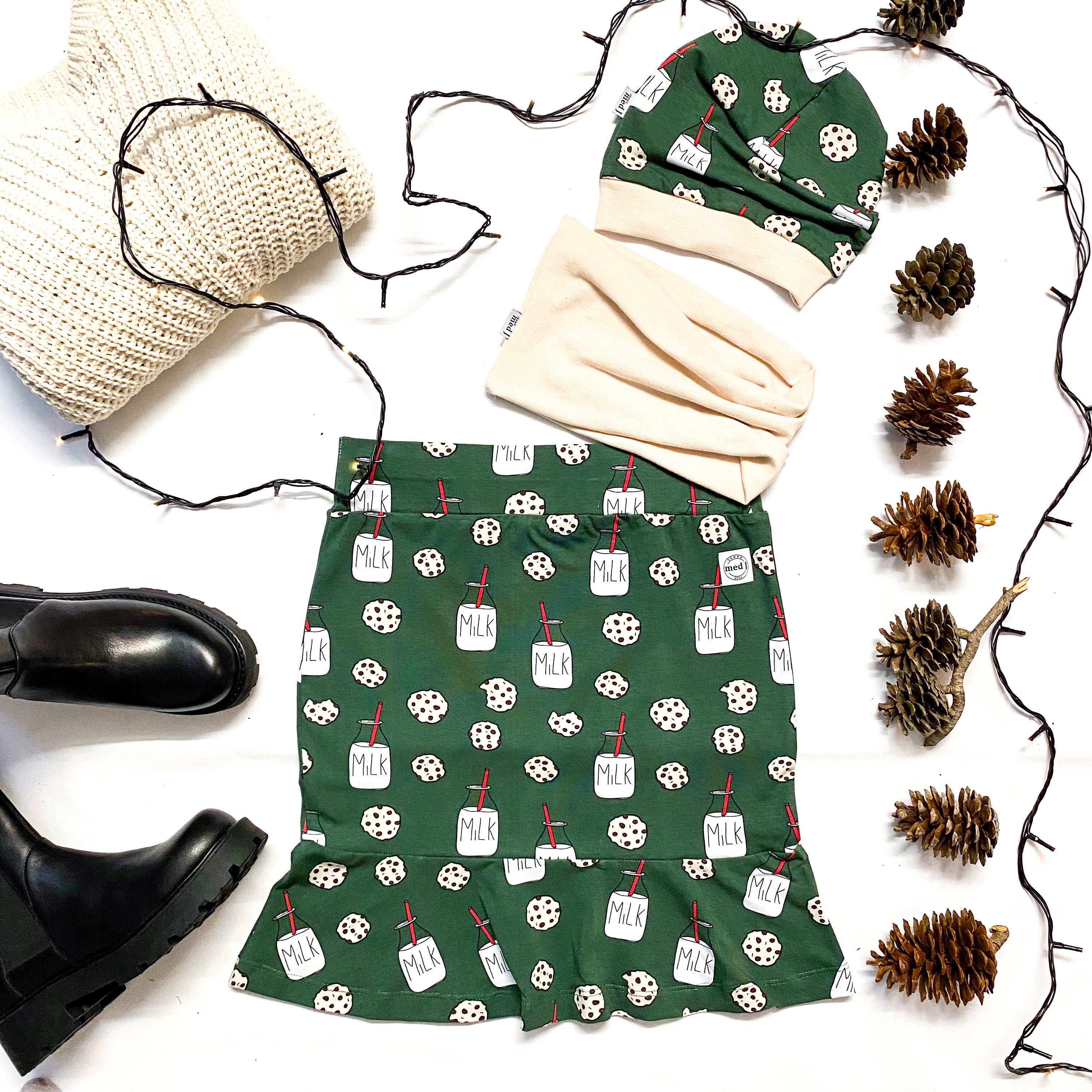 MILK AND COOKIE - FOREST GREEN - 3
