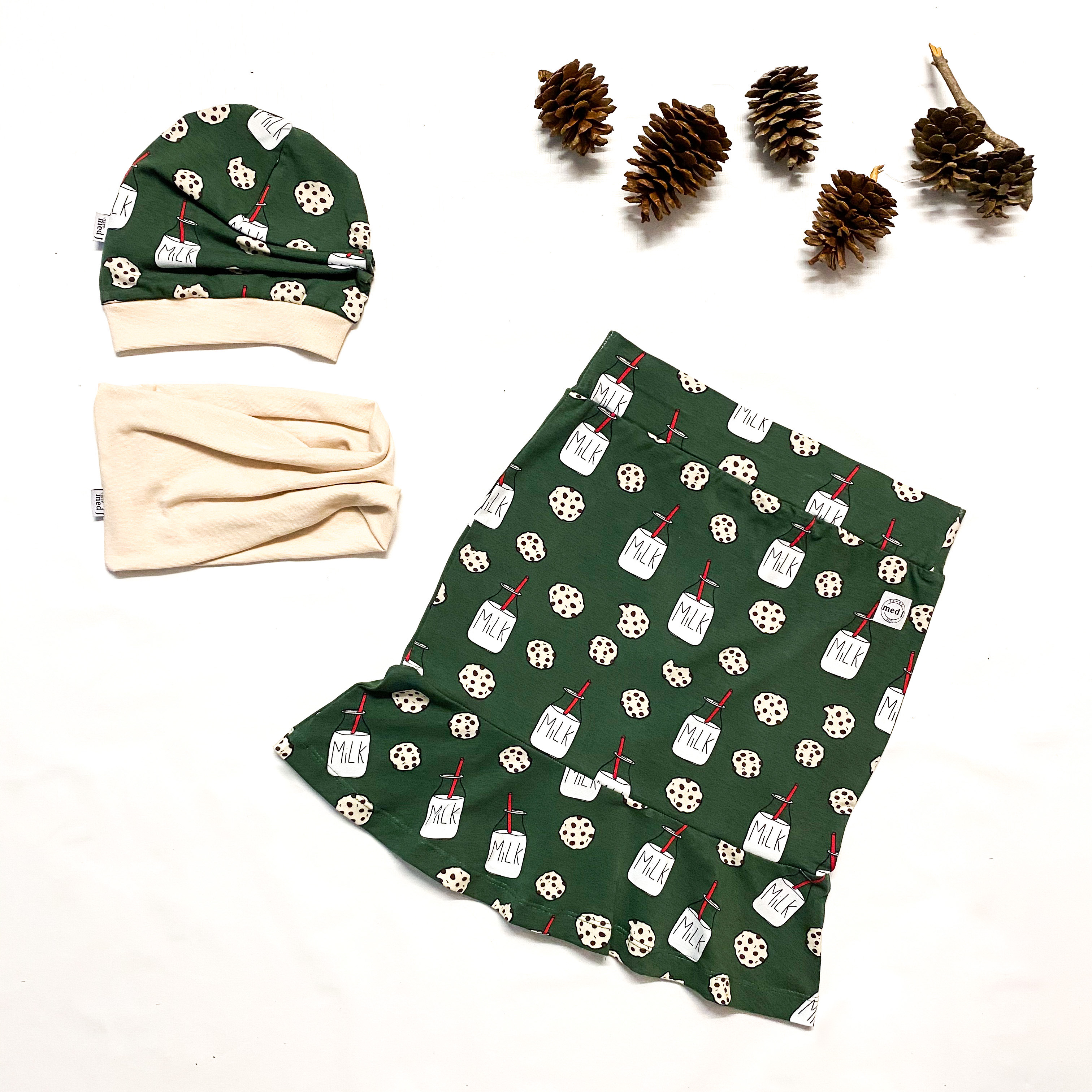 MILK AND COOKIE - FOREST GREEN - 7