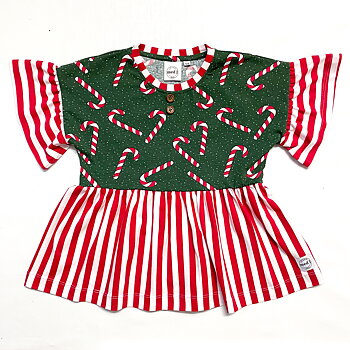 CANDY CANE - FOREST GREEN