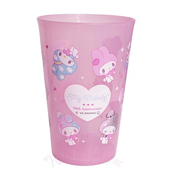 My Melody 50th Anniversary Girly Pop Tumbler Plastmugg 450 ml