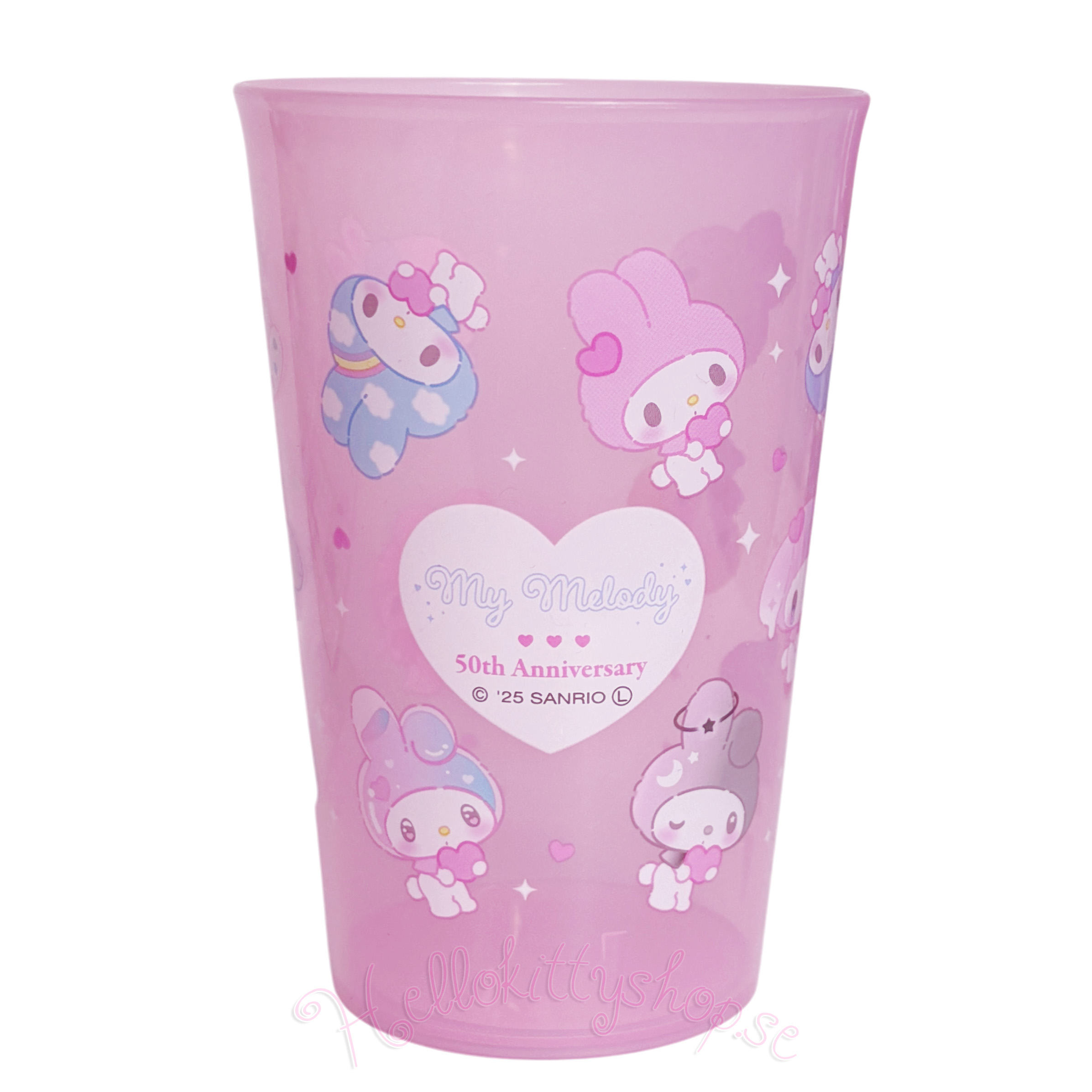 My Melody 50th Anniversary Girly Pop Tumbler Plastmugg 450 ml - 4