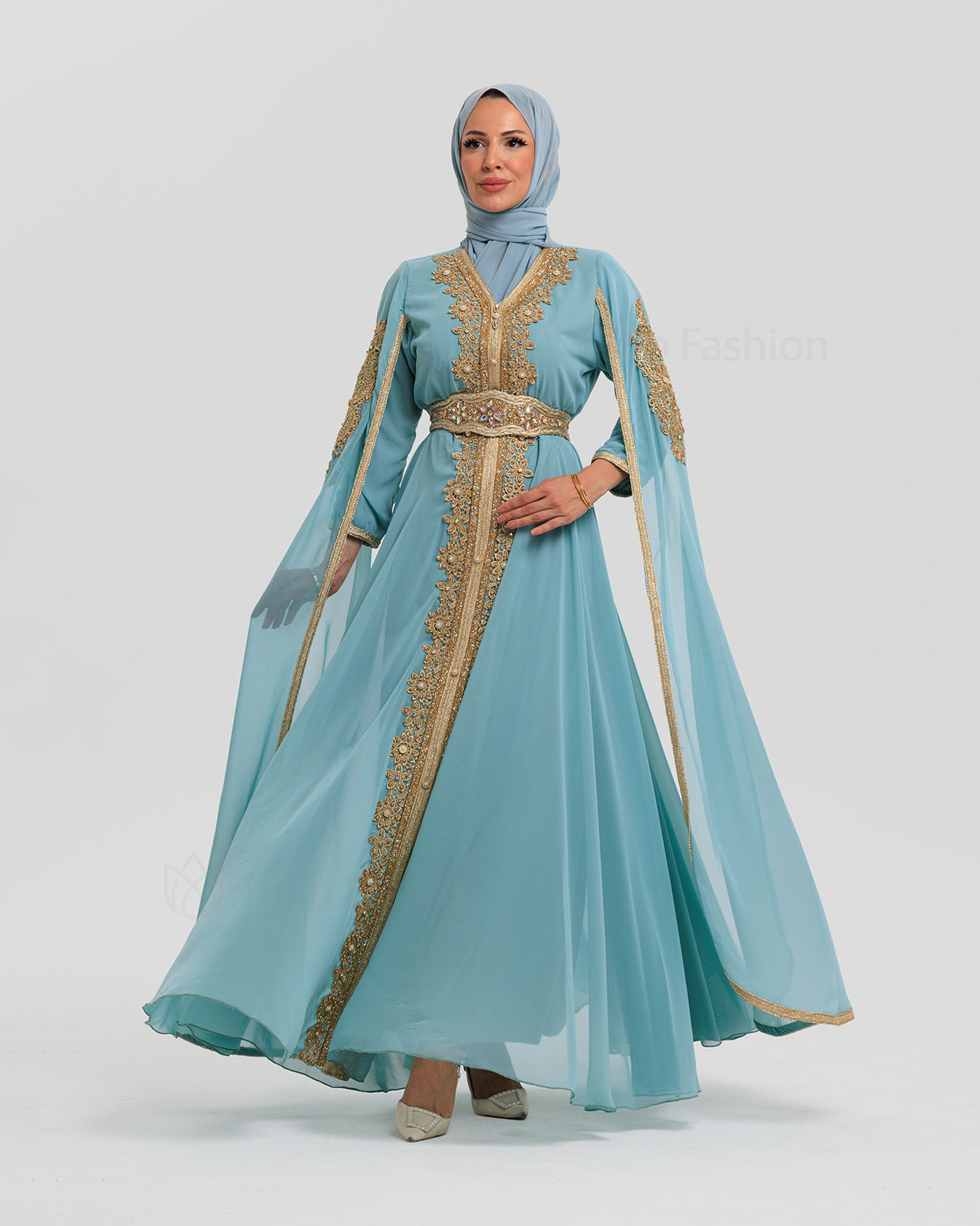 Kaftan - Pistachio green - 16