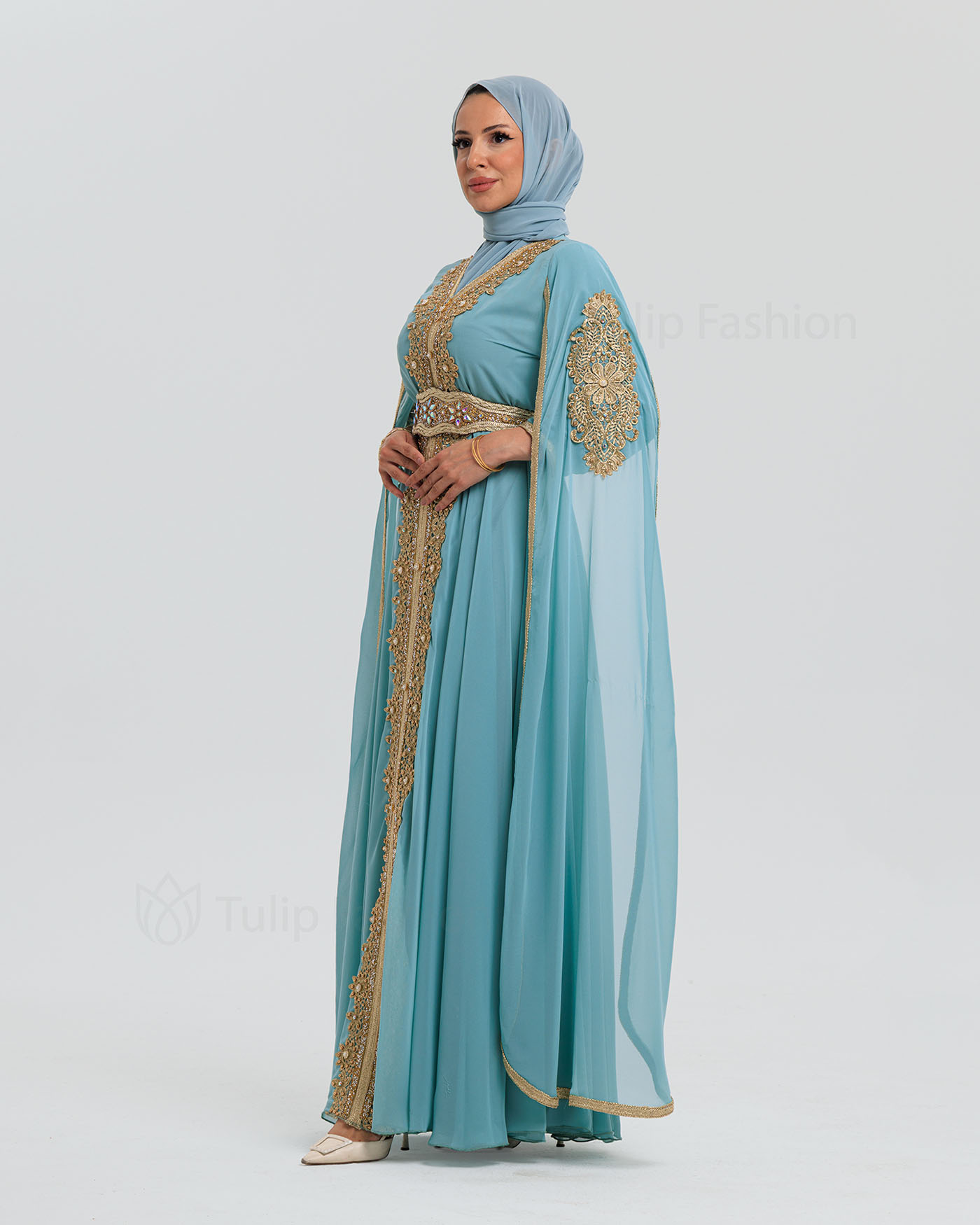 Kaftan - Pistachio green - 4