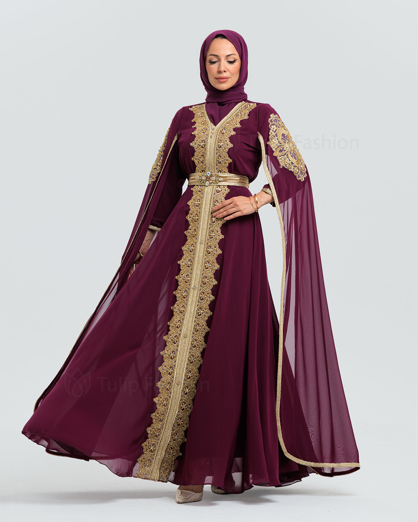 Kaftan - Purple - 5