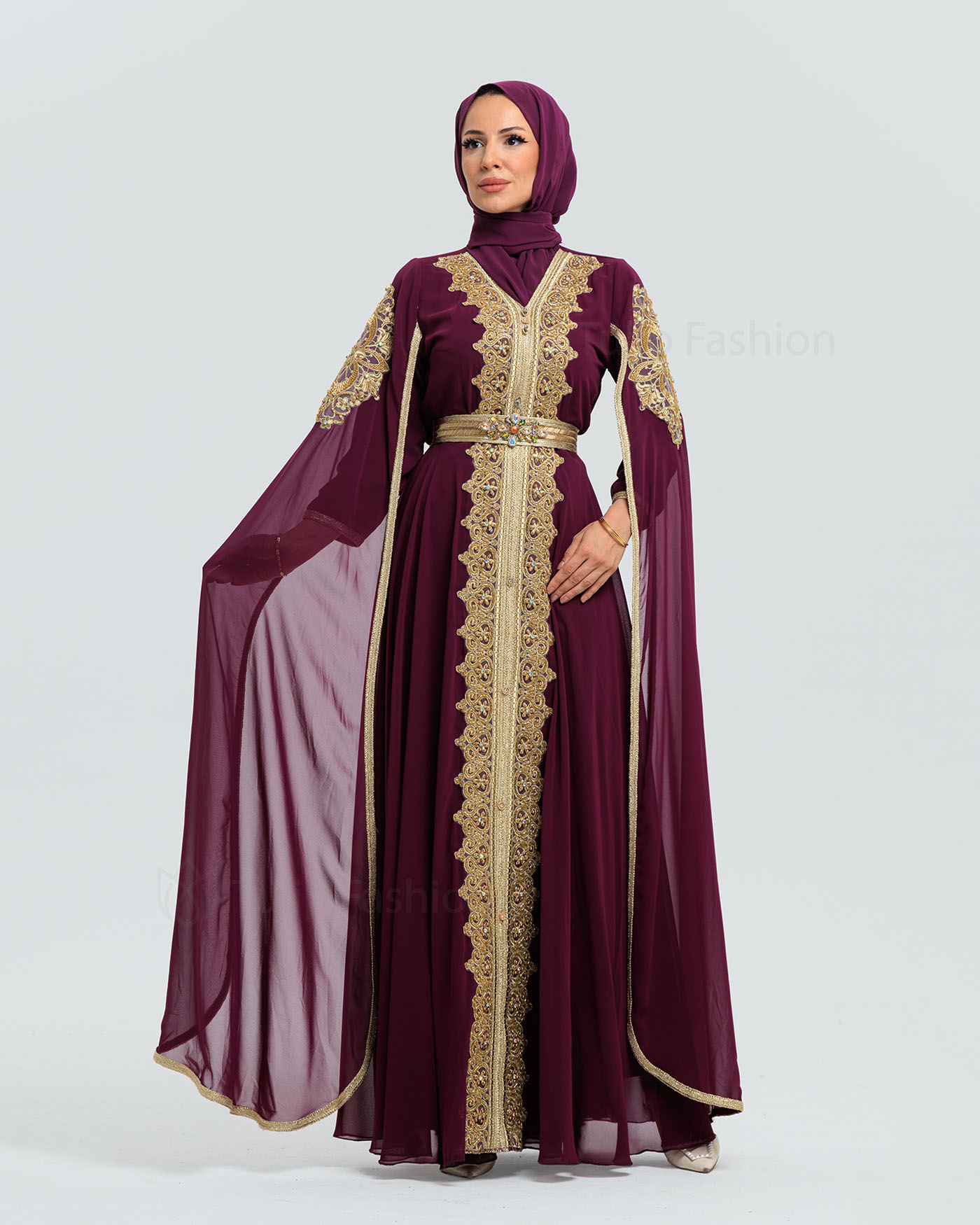 Kaftan - Purple - 3