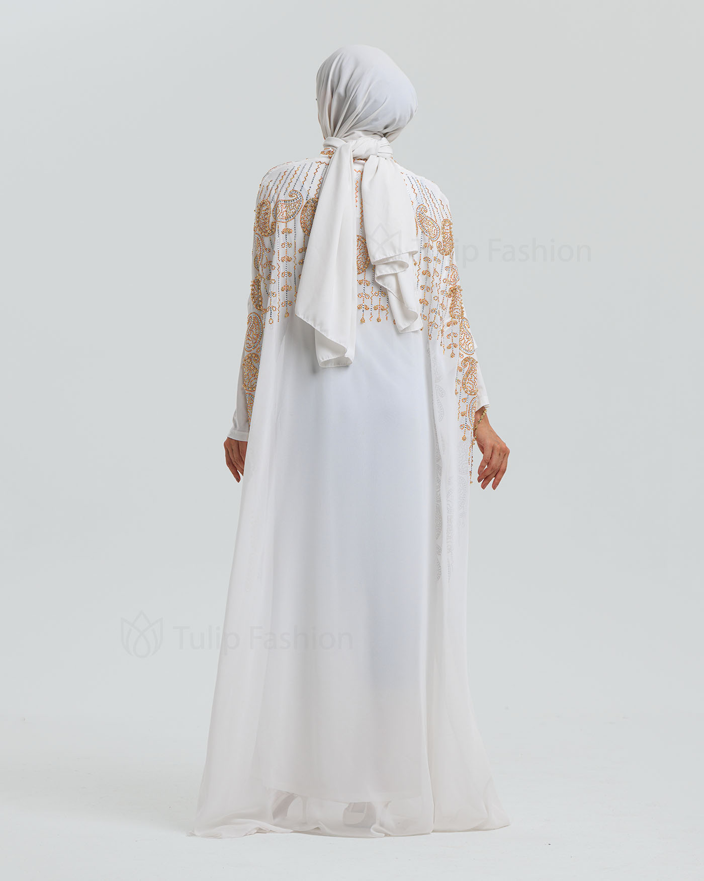 Abaya - White - 5