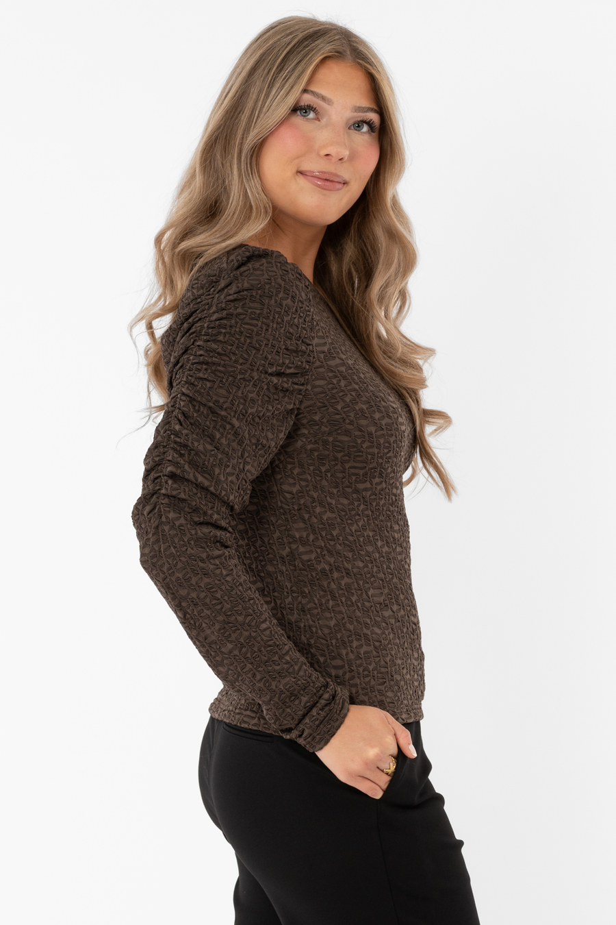 Maisie top espresso - 5