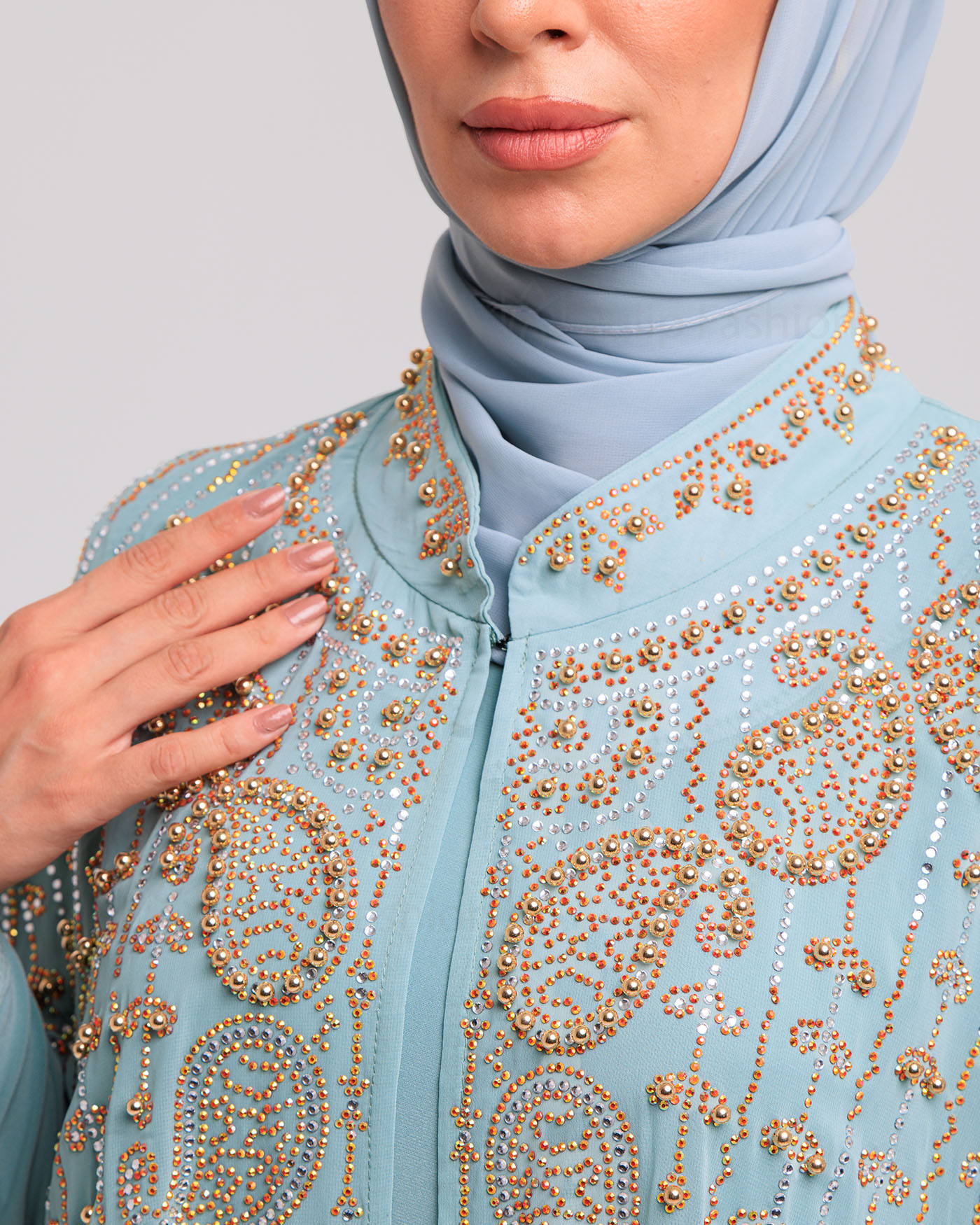 Abaya - Pistachio Green - 12