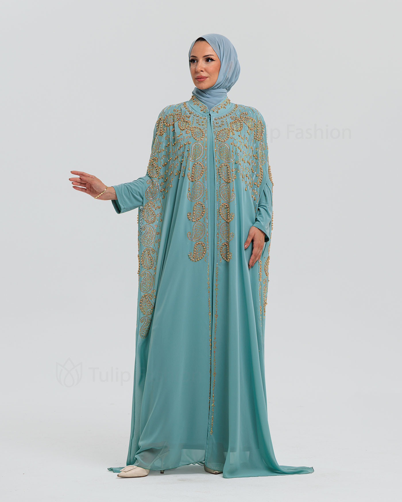 Abaya - Pistachio Green - 2