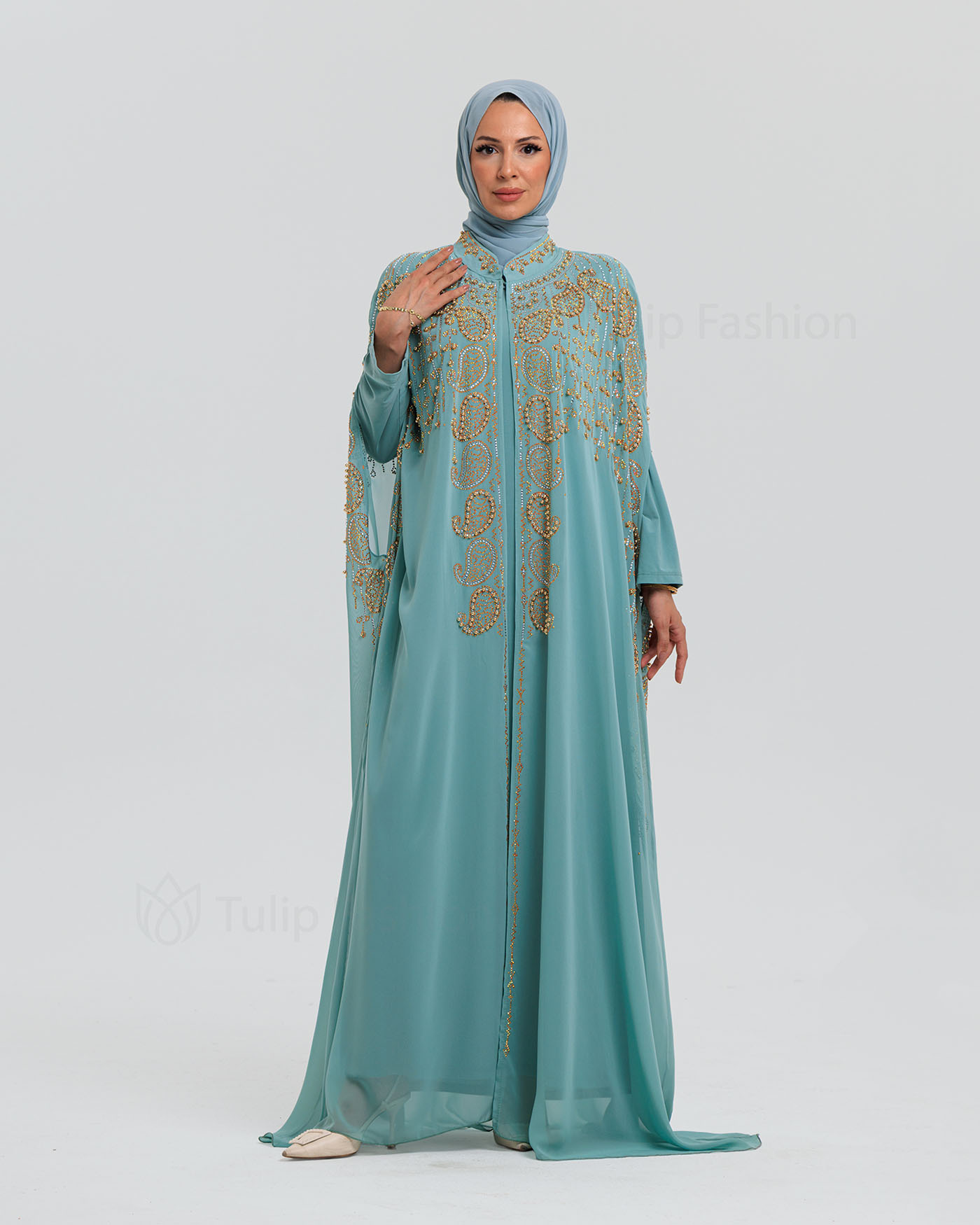 Abaya - Pistachio Green