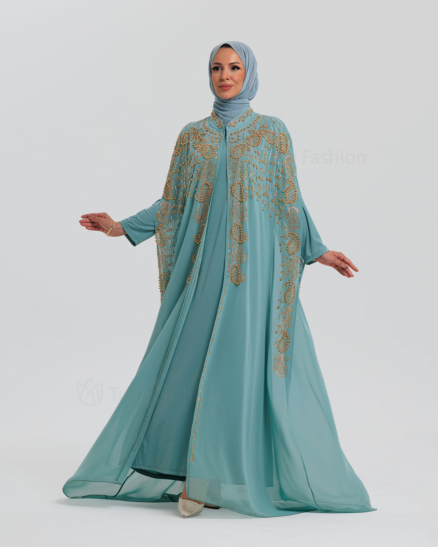 Abaya - Pistachio Green - 6