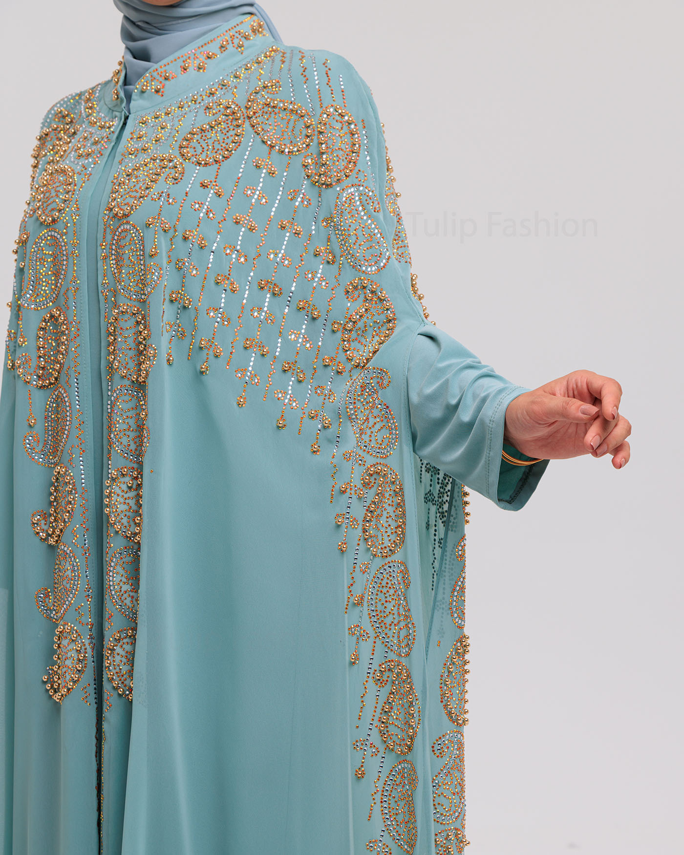 Abaya - Pistachio Green - 10