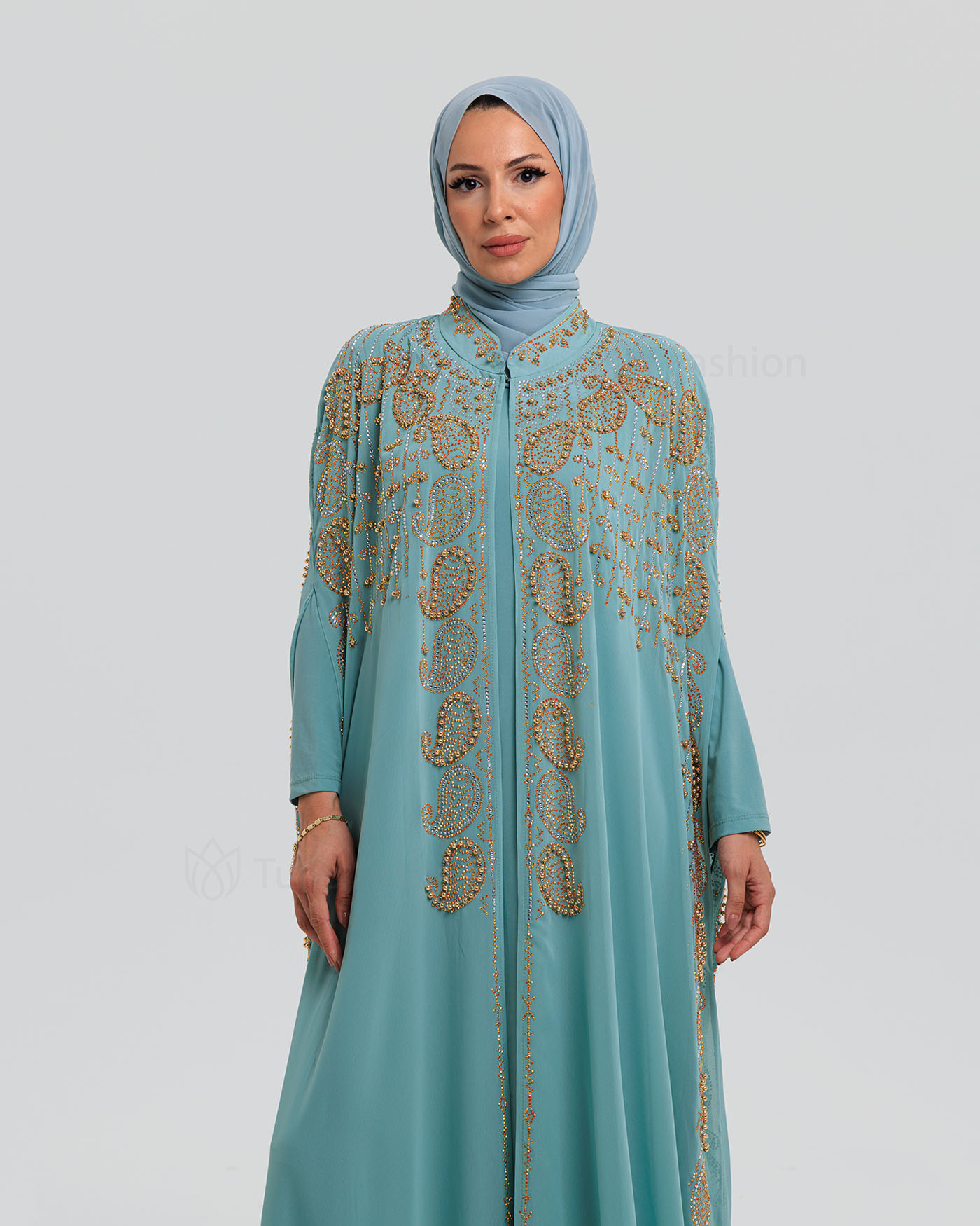 Abaya - Pistachio Green - 7