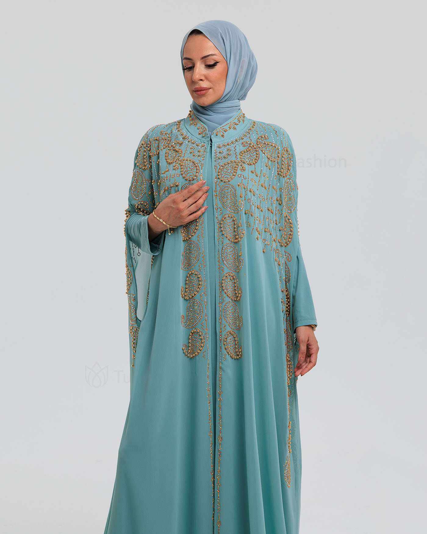 Abaya - Pistachio Green - 8