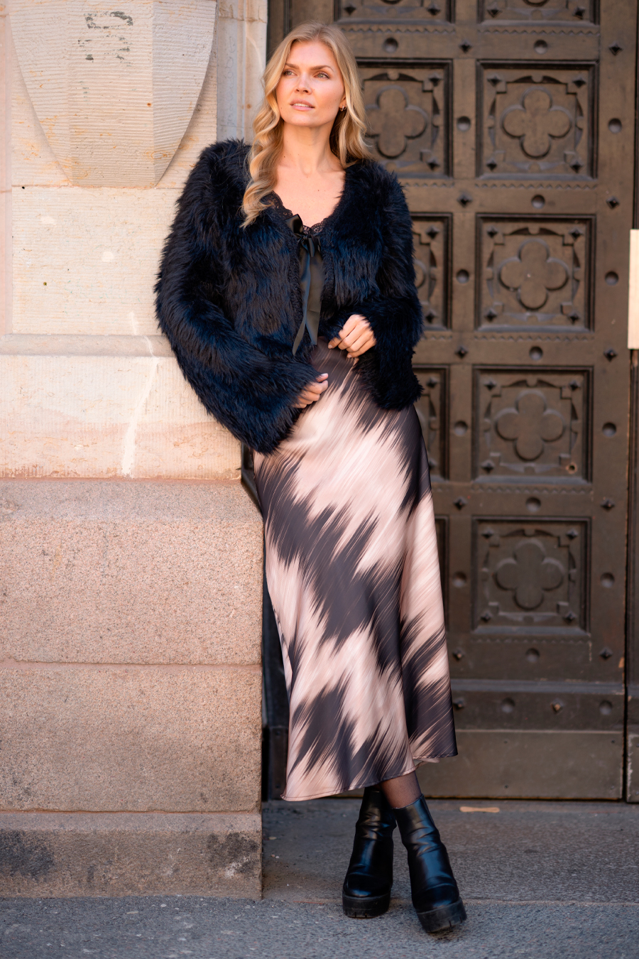 Chantelle knit jacket black