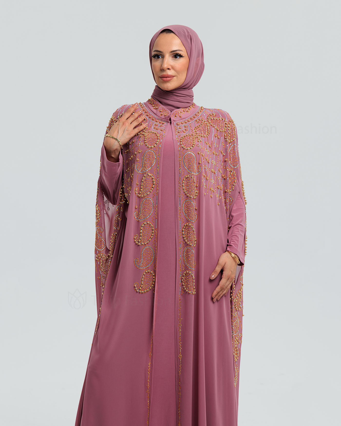Abaya - Mauve - 6