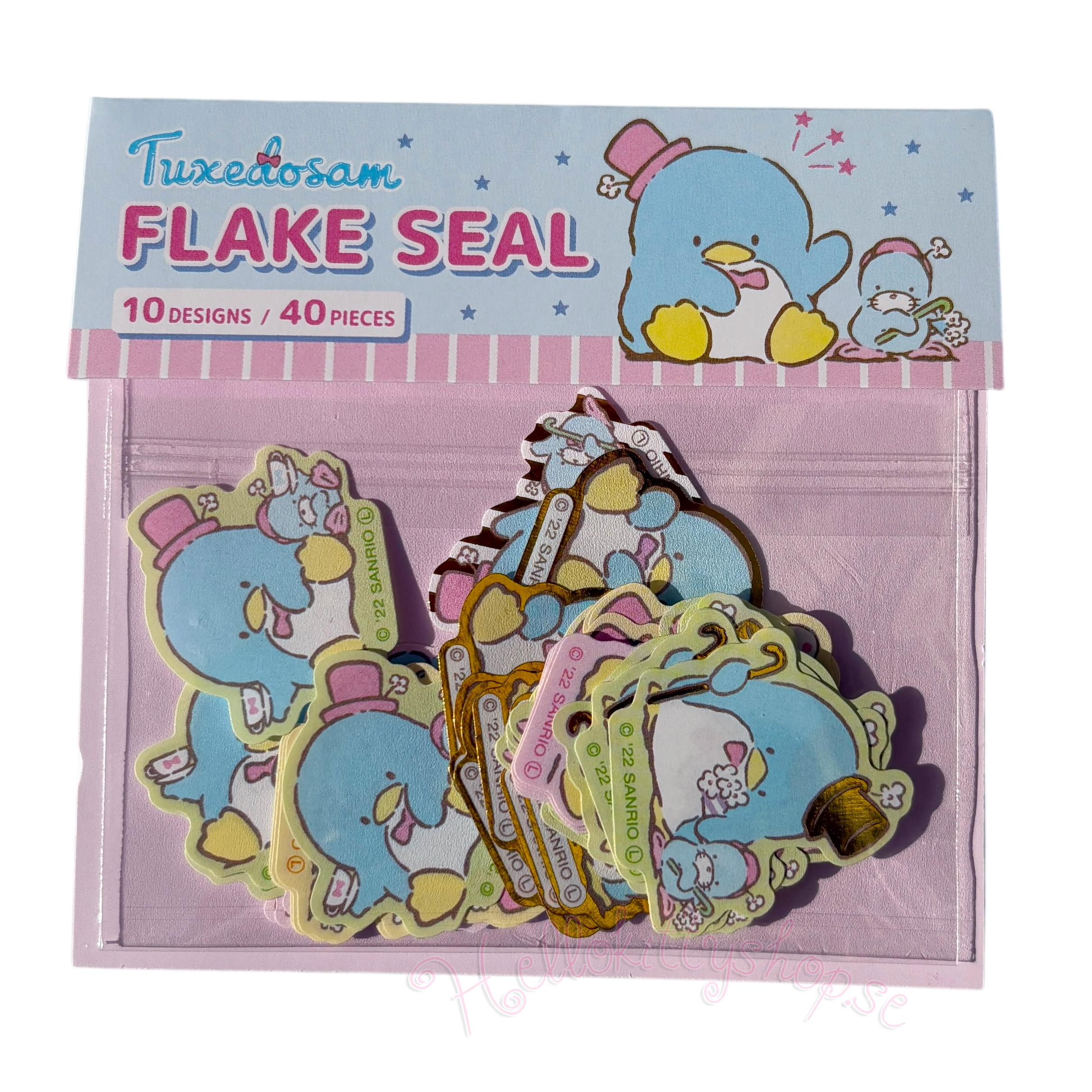 Sanrio Tuxedo Sam Flake Stickers - 40 st Klistermärken - 2