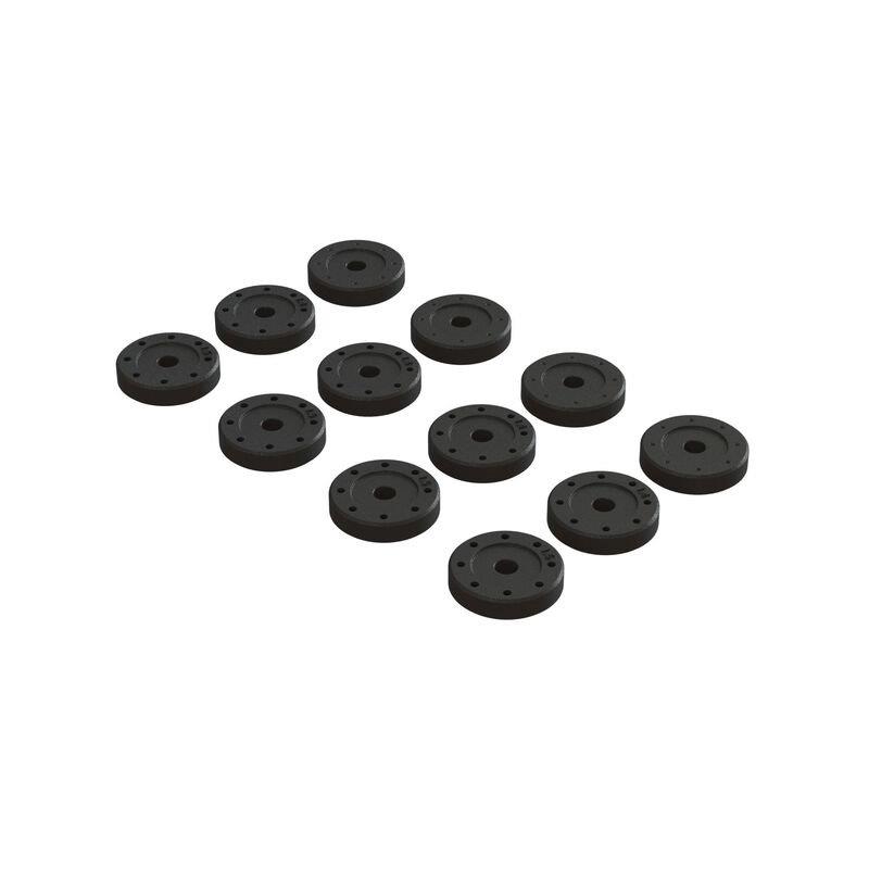 ARRMA Shock Piston Set: 1.4mm (8), 1.5mm (8), Blank (4)