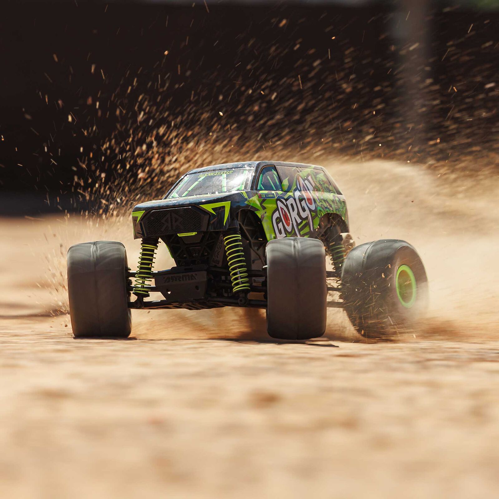 Arrma 1/16 GORGON GROM 4X4 RTR Brushed Monster Truck (Battery & Charger Included), Yellow - 13