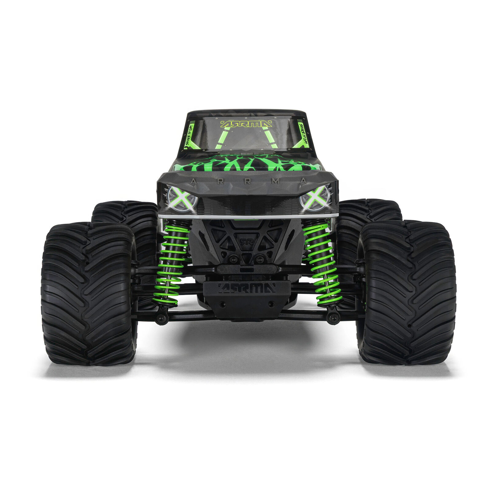 Arrma 1/16 QUAKE GROM 4X4 RTR Brushed Monster Truck (Battery & Charger Included), Green - 9