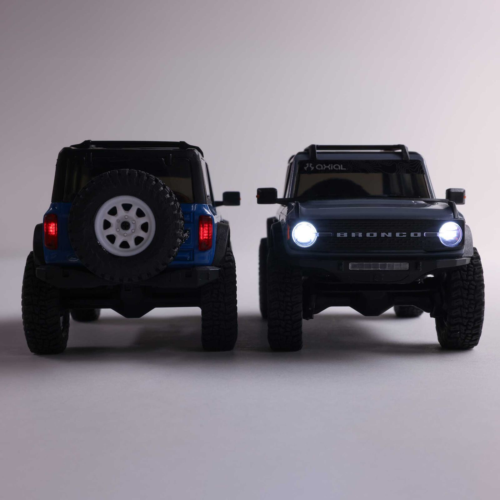 Axial 1/30 SCX30 Ford Bronco 4X4 RTR Brushed Rock Crawler (Battery & Charger Included), Blue - 14
