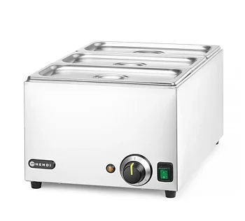 Water bath incl. 3 x GN 1/3-100 mm canteens