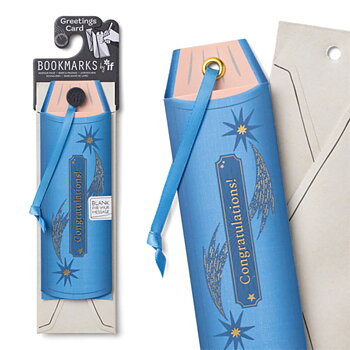 Bookmark Collection : Greeting Cards  Congratulations - Dubbelt kort och bokmärke i ett!